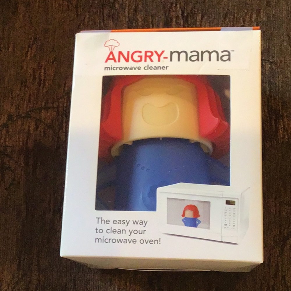 🌷ANGRY MAMA MICROWAVE CLEANER NWT